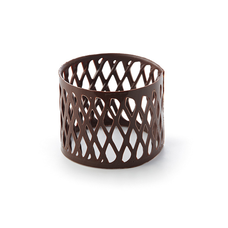 DECORACION CHOC. RING NEGRO DIS940 ESTUCHE 1/40un.